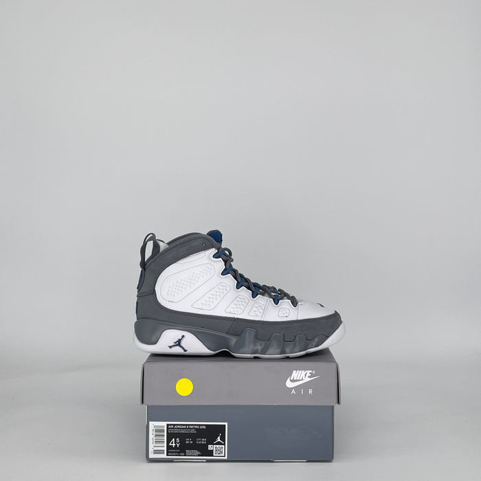 AIR JORDAN 9 FLINT GREY FRENCH BLUE HV4574-100 SIZE 4.5/6W GS