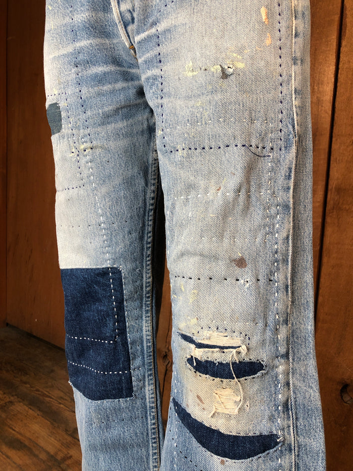00s Levi 501  Boro Sashiko       33x36