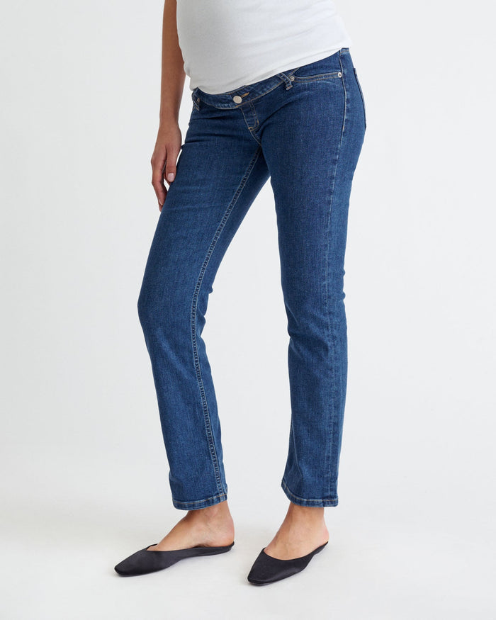 01 Straight Fit - Washed Blue - Ilouity
