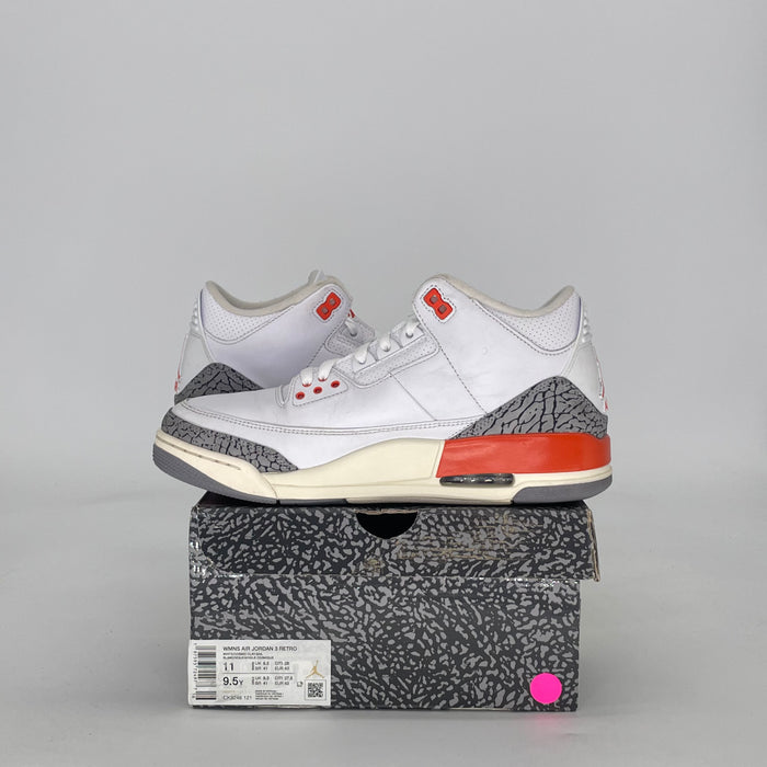 AIR JORDAN 3 GEORGIA PEACH CK9246-121 SIZE 9.5/11W