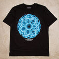 047 Disco Psychedelia Front Print - Tshirt - Black