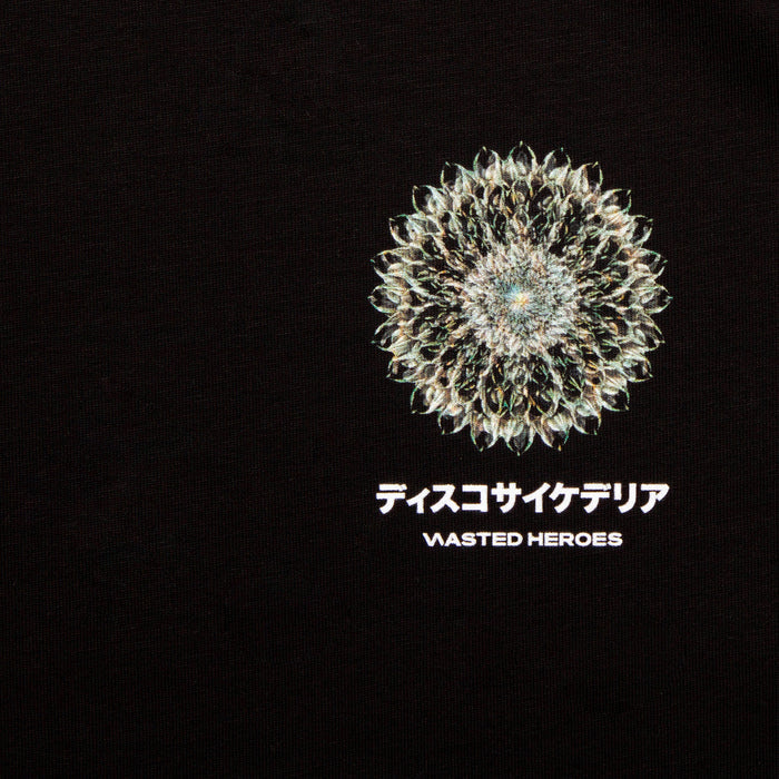 052 Orb Disco Psychedelia Back Print - Tshirt - Black