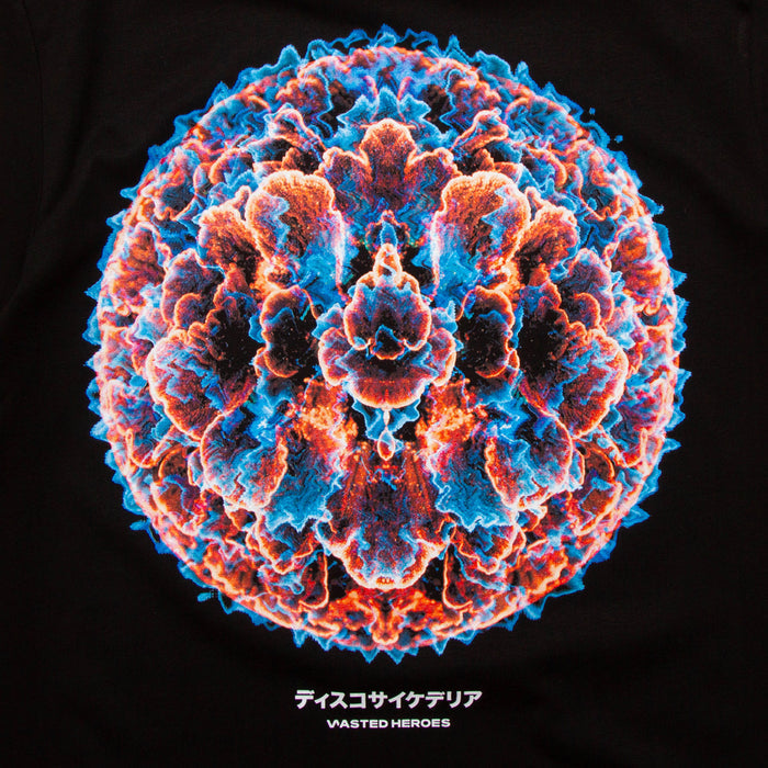 053 Orb Disco Psychedelia Back Print - Tshirt - Black