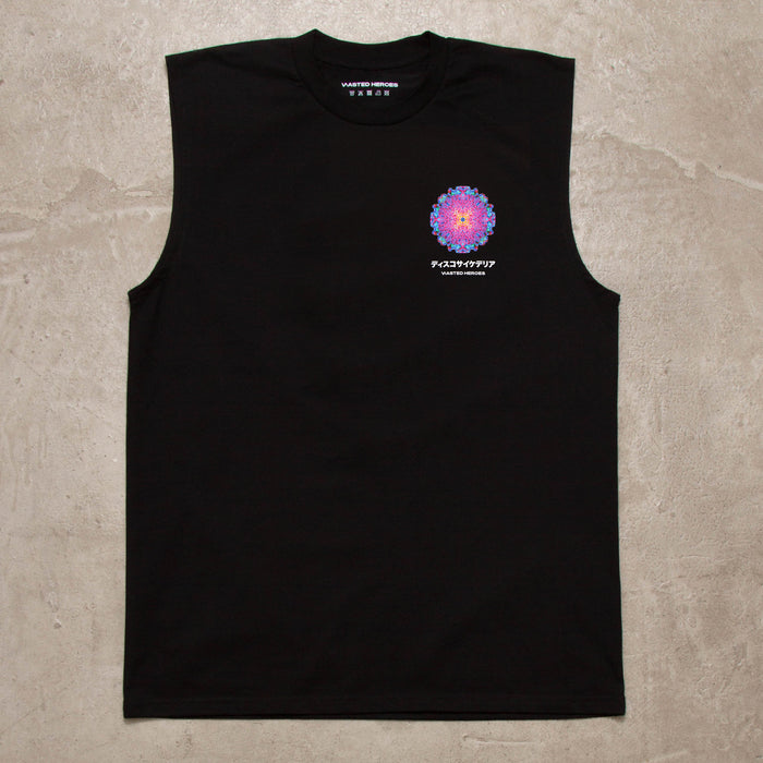 054 Disco Psychedelia - Tank Tshirt - Black
