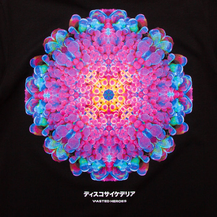 054 Orb Disco Psychedelia Back Print - Tshirt - Black