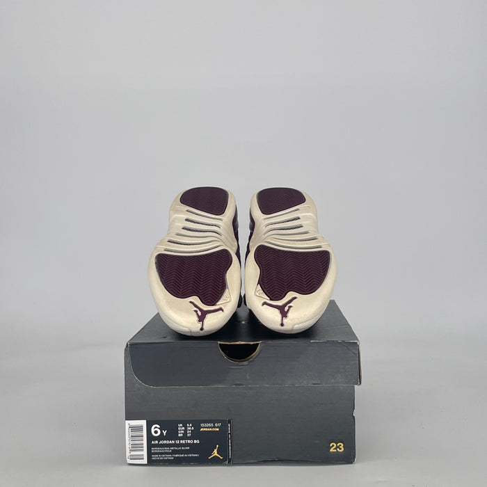 AIR JORDAN 12 BORDEAUX 153265-617 SIZE 6/7.5W GS