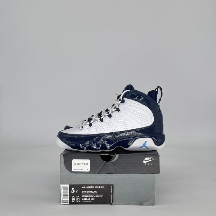 AIR JORDAN 9 PEARL BLUE 302359-145 SIZE 5/6.5W GS