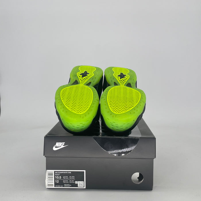 NIKE AIR FOAMPOSITE ONE BLACK VOLT HF2902-001  SIZE 10.5/12W