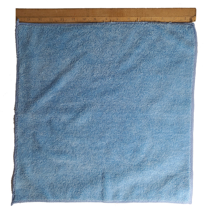 16x16 Microfiber Cloth Blue: 16x16 Microfiber Cloth Blue