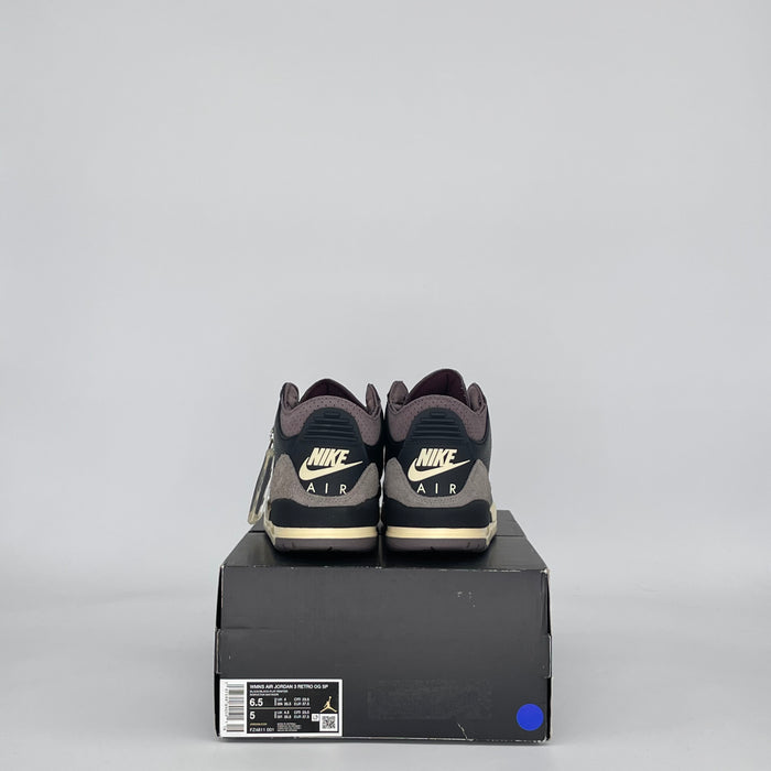 AIR JORDAN 3 A MA MANIERE WHILE YOU WERE SLEEPING FZ4811-001 SIZE 5/6.5W GS