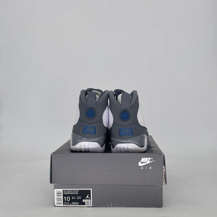 AIR JORDAN 9 FLINT GREY FRENCH BLUE HV4794-100 SIZE 10/11.5W