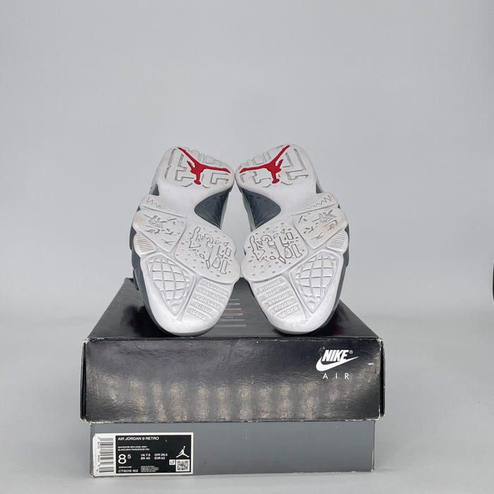 AIR JORDAN 9 FIRE RED CT8019-162 SIZE 8.5/10W