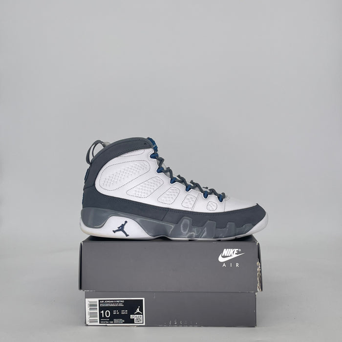 AIR JORDAN 9 FLINT GREY FRENCH BLUE HV4794-100 SIZE 10/11.5W
