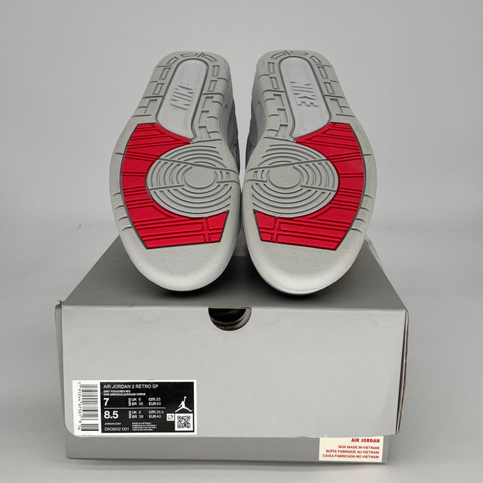 AIR JORDAN 2 UNION GREY FOG SIZE 7/8.5W DN3802-001