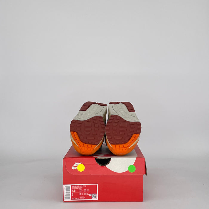 NIKE AIR MAX 1 MASTER MAGMA ORANGE DZ4709-001 SIZE 6/7.5W GS