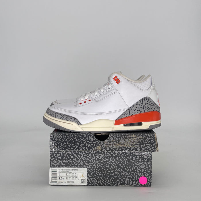 AIR JORDAN 3 GEORGIA PEACH CK9246-121 SIZE 9.5/11W