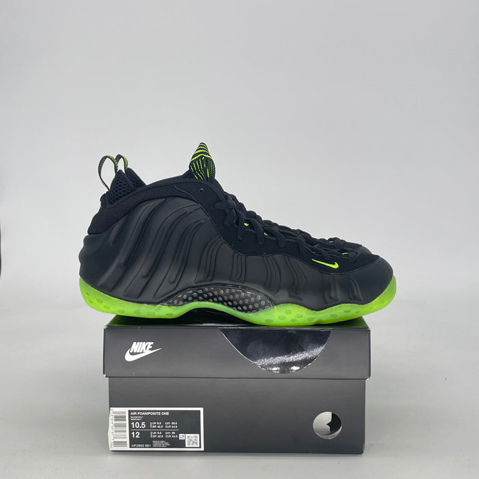 NIKE AIR FOAMPOSITE ONE BLACK VOLT HF2902-001  SIZE 10.5/12W