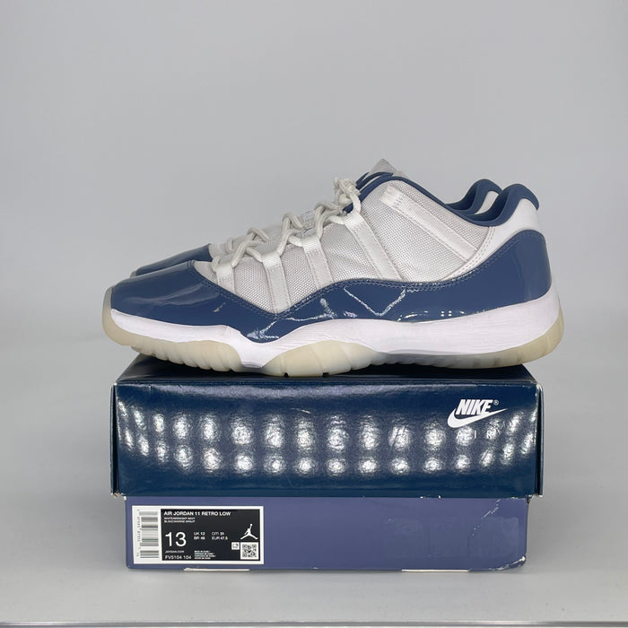 AIR JORDAN 11 LOW DIFFUSED BLUE FV5121-104 SIZE 13/14.5W