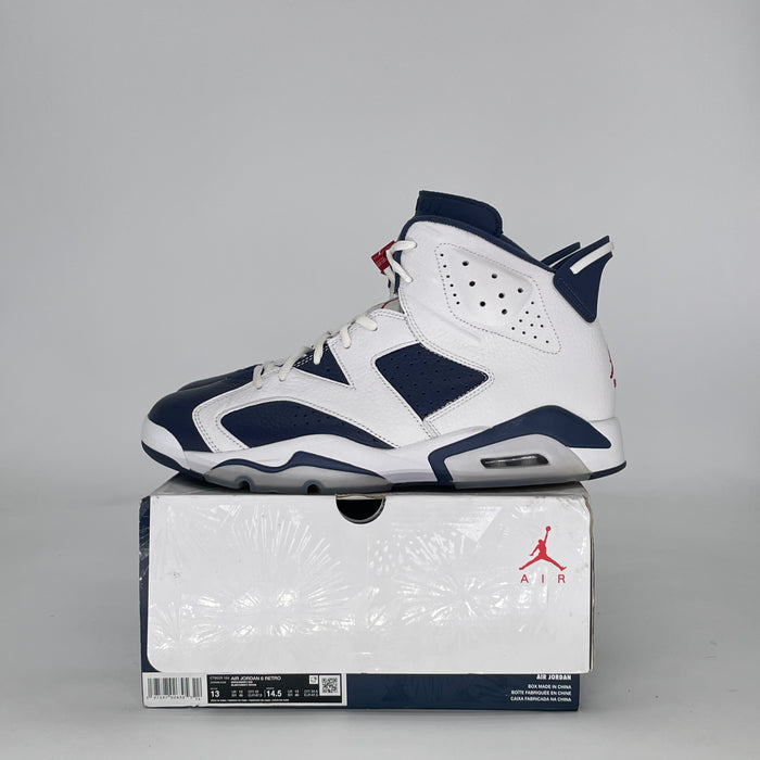AIR JORDAN 6 OLYMPIC (2024) CT8529-164 SIZE 13/14.5W