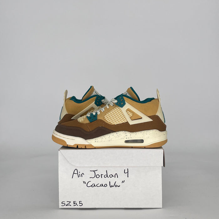 AIR JORDAN 4 CACAO WOW FB2214-200 SIZE 5.5/7W GS