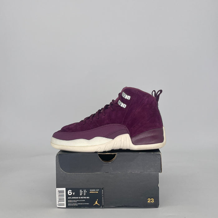 AIR JORDAN 12 BORDEAUX 153265-617 SIZE 6/7.5W GS