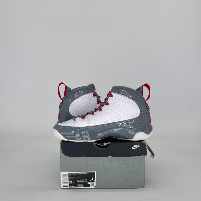 AIR JORDAN 9 FIRE RED 302359-162 SIZE 5/6.5W GS