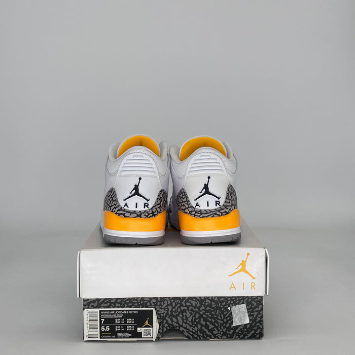 AIR JORDAN 3 LASER ORANGE W CK9246-108 SIZE 5.5/7W