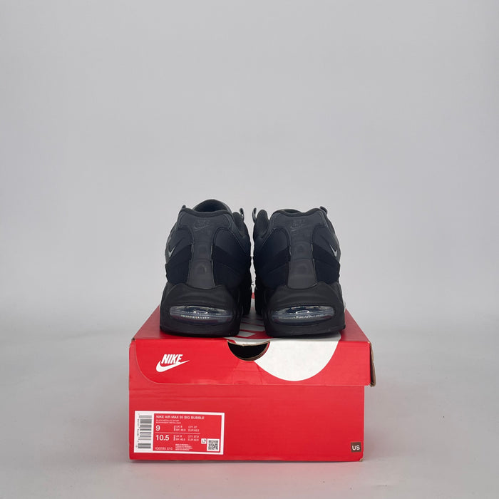 NIKE AIR MAX 95 BIG BUBBLE BLACK LIME BLAST ANTHRACITE IQ0285-010 SIZE 9/10.5W