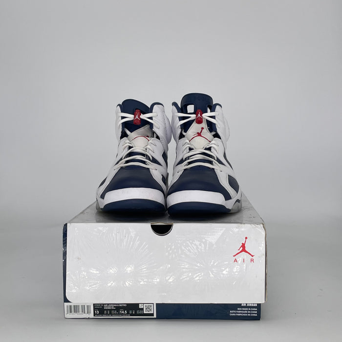 AIR JORDAN 6 OLYMPIC (2024) CT8529-164 SIZE 13/14.5W