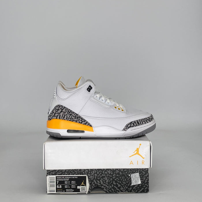 AIR JORDAN 3 LASER ORANGE W CK9246-108 SIZE 5.5/7W