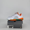 AIR JORDAN 5 LOW MIAMI HURRICANES FQ1293-018 SIZE 7/8.5W GS