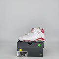 AIR JORDAN 6 RED OREO 384665-162 SIZE 5/6.5W GS