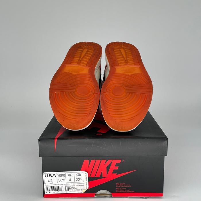 AIR JORDAN 1 SATIN SHATTERED BACKBOARD W  AV3725-010 SIZE 5/6.5W