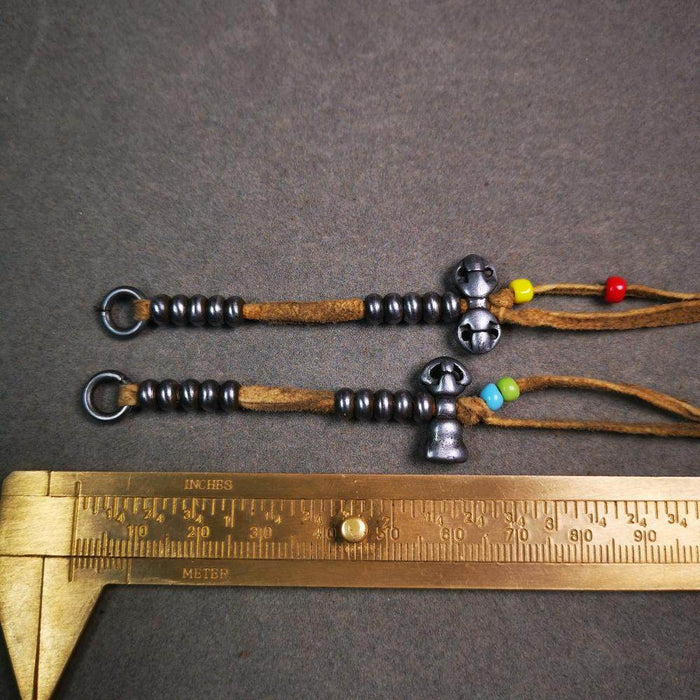 6mm Cold Iron Prayer Bead Counters - Tibetan Buddhist art, view 8