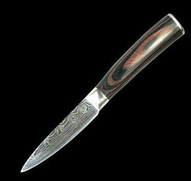 Chef knife chopping vegetables – clean, effortless slices