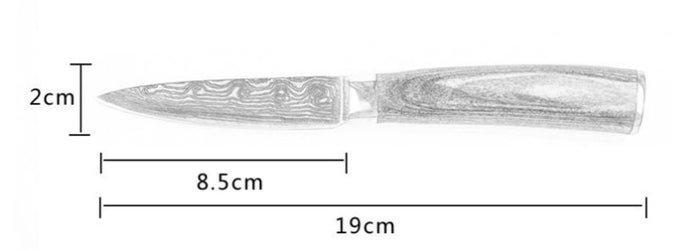 Chef knife 7" blade – professional everyday cooking
