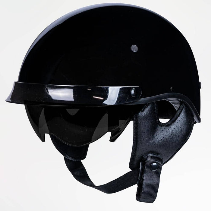 707 Cruise Half Helmet with Peak: Product Features:


Hand-Laid extra strength Fibreglass shell
VIVS VOSS international visor