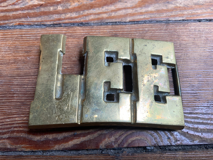70s LEE Brass Buckle