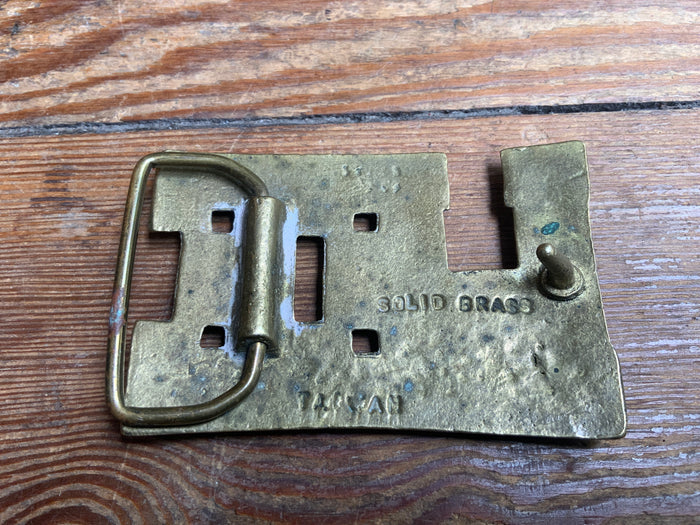 70s LEE Brass Buckle
