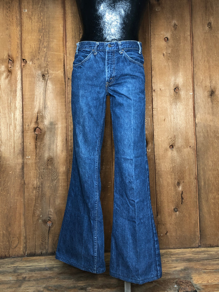 70s Levis Orange Tab Bell Jeans         w32x36