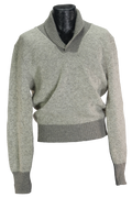 80s Bernette Oatmeal Cowlneck Sweater    XL