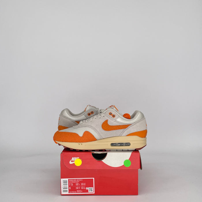 NIKE AIR MAX 1 MASTER MAGMA ORANGE DZ4709-001 SIZE 6/7.5W GS