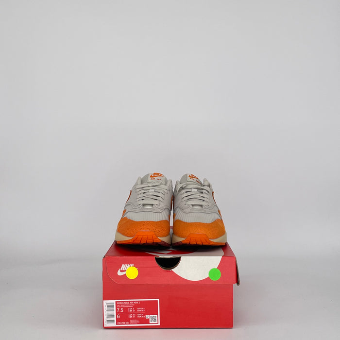 NIKE AIR MAX 1 MASTER MAGMA ORANGE DZ4709-001 SIZE 6/7.5W GS