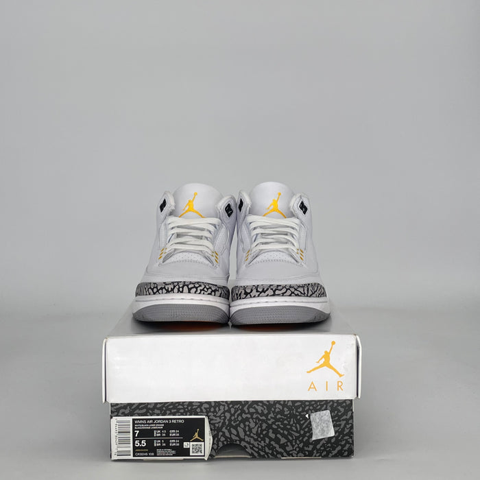 AIR JORDAN 3 LASER ORANGE W CK9246-108 SIZE 5.5/7W