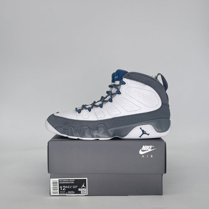 AIR JORDAN 9 FLINT GREY FRENCH BLUE HV4794-100 SIZE 12.5/14W