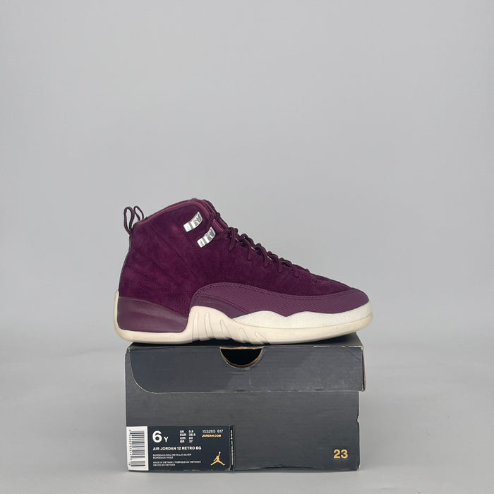 AIR JORDAN 12 BORDEAUX 153265-617 SIZE 6/7.5W GS