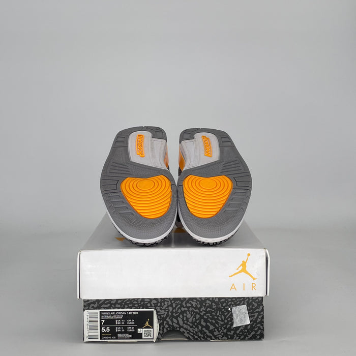 AIR JORDAN 3 LASER ORANGE W CK9246-108 SIZE 5.5/7W