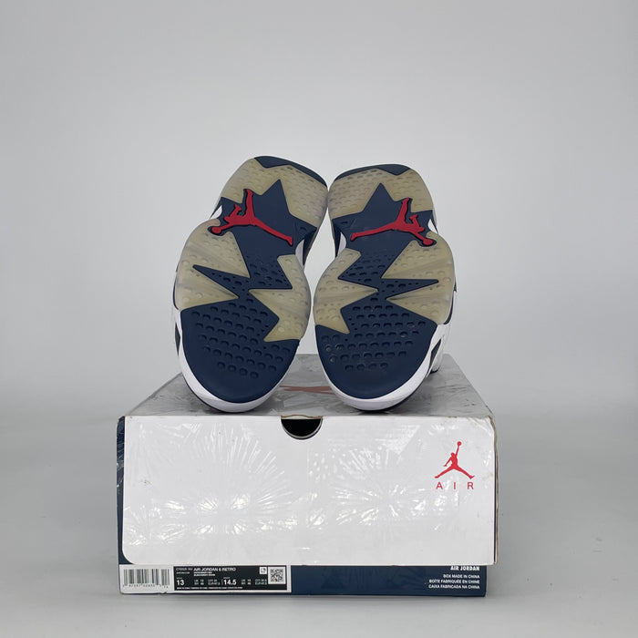 AIR JORDAN 6 OLYMPIC (2024) CT8529-164 SIZE 13/14.5W