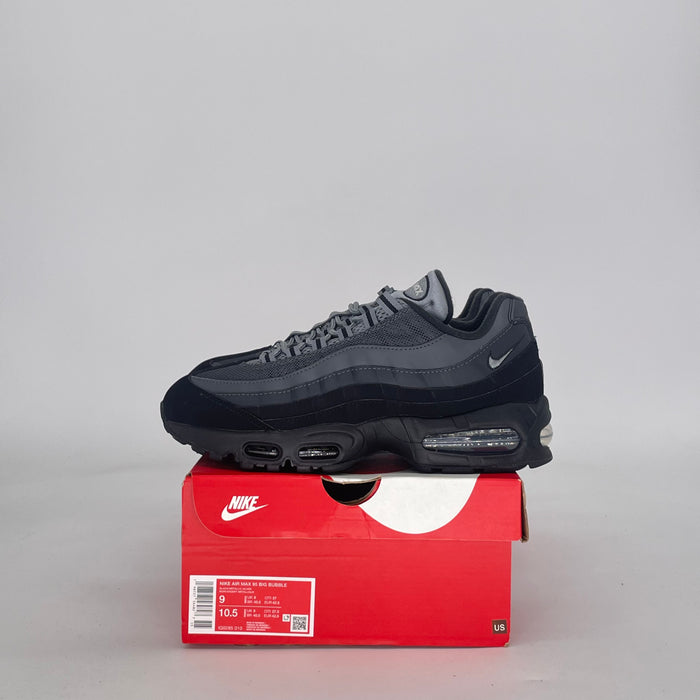 NIKE AIR MAX 95 BIG BUBBLE BLACK LIME BLAST ANTHRACITE IQ0285-010 SIZE 9/10.5W