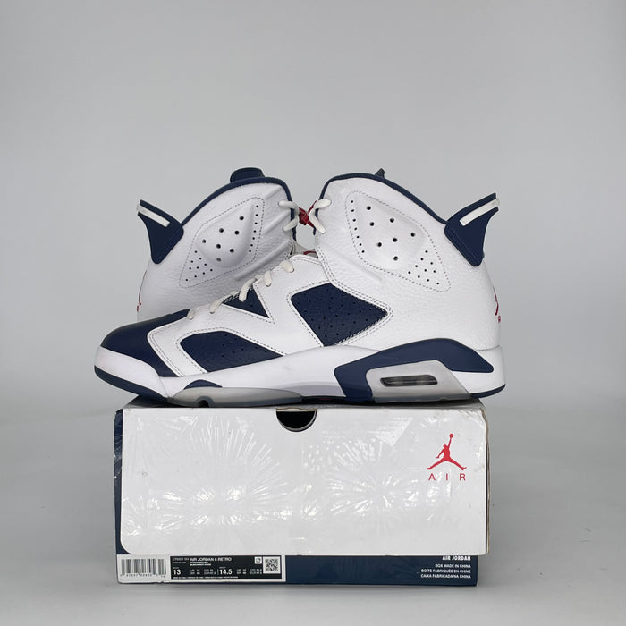 AIR JORDAN 6 OLYMPIC (2024) CT8529-164 SIZE 13/14.5W